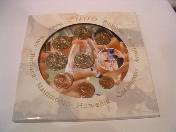 (afbeelding voor) Huwelijks set Frankrijk 2006 BU uitgave De Ruiter